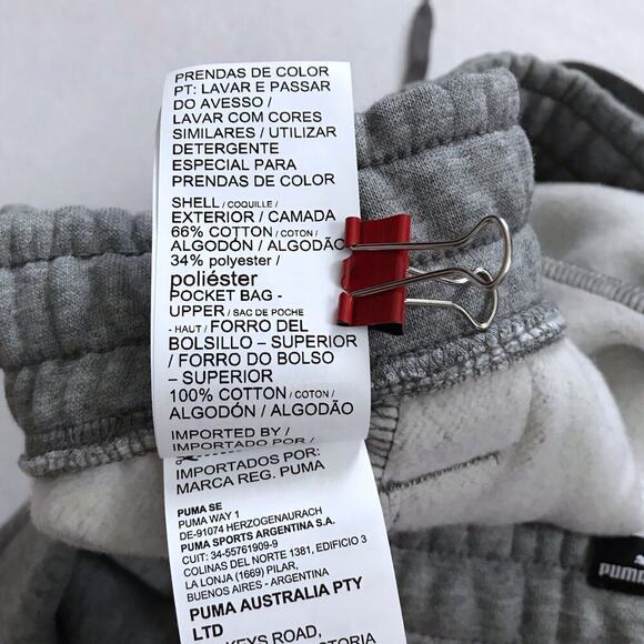 Puma NWT Performance Gray Sweat Shorts Men L - Picture 9 of 10